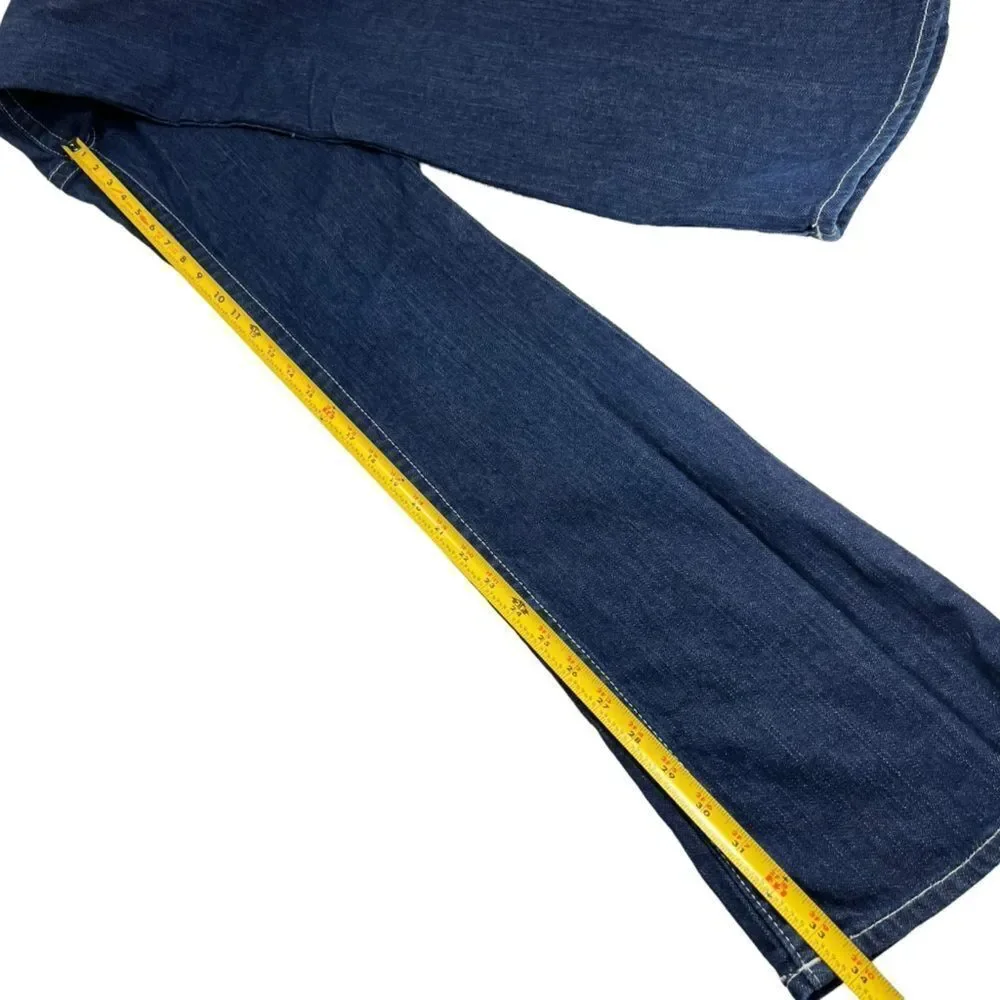 True Religion Becky Rhinestone Flap Pocket Jeans Style# WS2564C47